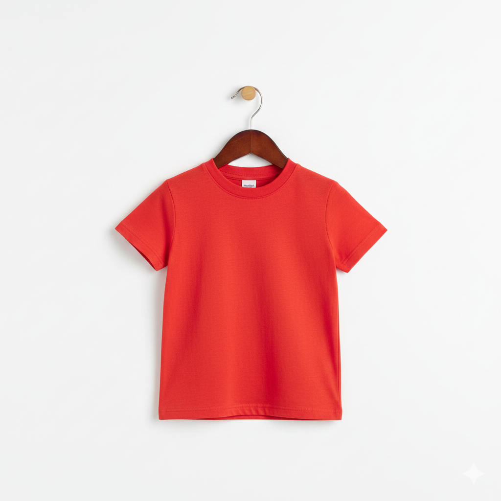 Red Cotton T-Shirt